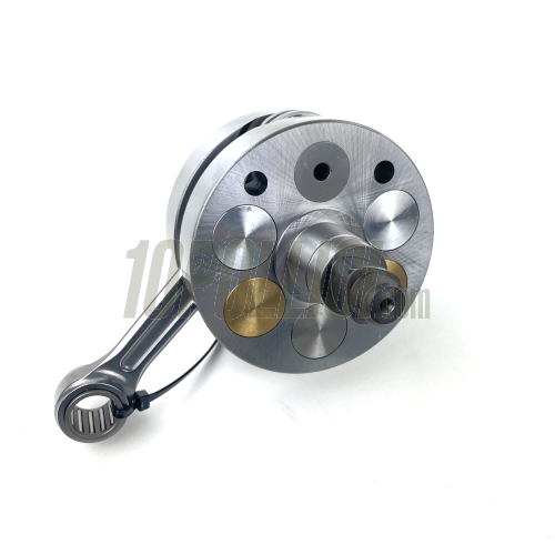 Crankshaft FABBRI RACING full circle, cone 20, billet conrod 116, stroke 58, Vespa 125 ET3 Primavera Quattrini C-200 crankcase - FOR POLYGONAL COUPLING PINIONS