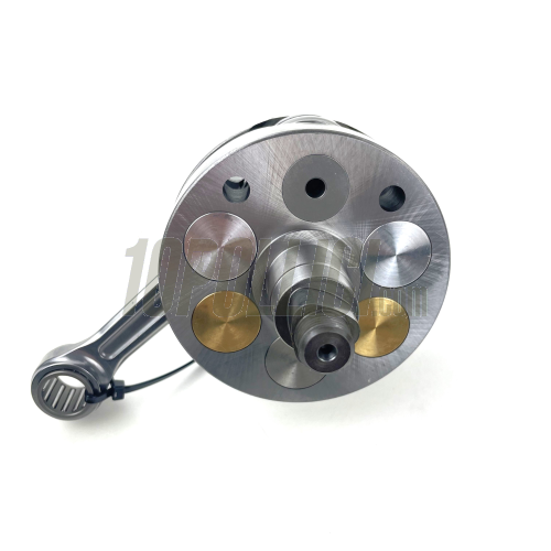 Crankshaft FABBRI RACING full circle, cone 20, billet conrod 116, stroke 58, Vespa 125 ET3 Primavera Quattrini C-200 crankcase - FOR POLYGONAL COUPLING PINIONS