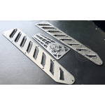 Set pedane in acciaio inox "Cross" BOLLA ELABORAZIONI per Vespa 50, Special, 90, 125 ET3 Primavera, PK
