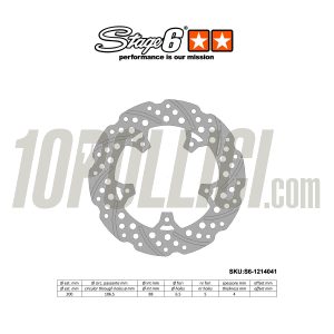 Brake disc STAGE6 R/T -  front