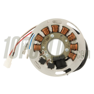 Ignition SIP PERFORMANCE by VAPE, Road Elestart, for Vespa PX, PE, Lusso, Cosa, flywheel ca.: 1660g, aluminium CNC, 9 coils, 12 magnets, 12V, DC 110 watt, static ignition point