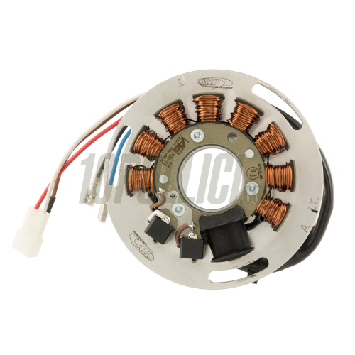 Ignition SIP PERFORMANCE by VAPE, Road Elestart, for Vespa PX, PE, Lusso, Cosa, flywheel ca.: 1660g, aluminium CNC, 9 coils, 12 magnets, 12V, DC 110 watt, static ignition point