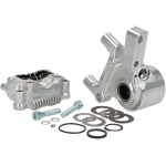 Brake caliper BGM PRO radial 4 pistons and bracket Ø 20 mm set, LML, Stella, Star - silver