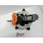 Kit freno a disco anteriore DEXTER RACING "Black Edition" Vespa 50 Special, 125 Primavera, ET3 - pinza argento