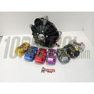 Kit freno a disco anteriore DEXTER RACING "Black Edition" Vespa 50 Special, 125 Primavera, ET3 - pinza nera
