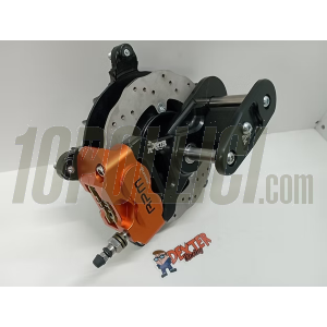 Kit freno a disco anteriore DEXTER RACING "Black Edition" Vespa 50 Special, 125 Primavera, ET3 - pinza nera