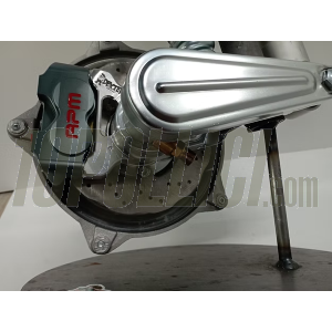 Kit freno a disco anteriore DEXTER RACING Vespa GL, Sprint, GT, Super, TS, Rally - pinza nera