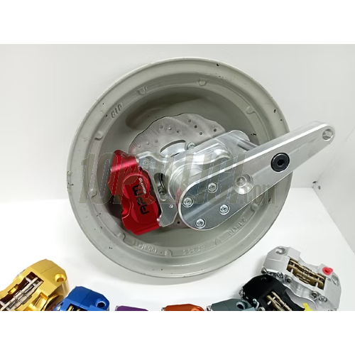 Kit freno a disco anteriore DEXTER RACING Vespa VBA, VBB, VNB, Faro Basso - pinza nera