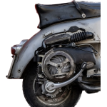VZR Vezzola Racing CDI unit and tension regulator mounting set for VAPE ignitions on Vespa 150 GS
