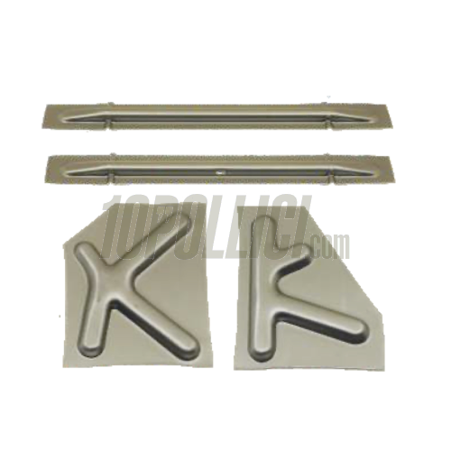 Kit completo rinforzi pedana Vespa 50, 90, 125 Primavera, ET3