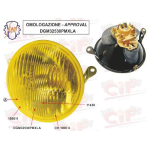 Fanale anteriore SIEM per Vespa PX, Arcobaleno - vetro giallo