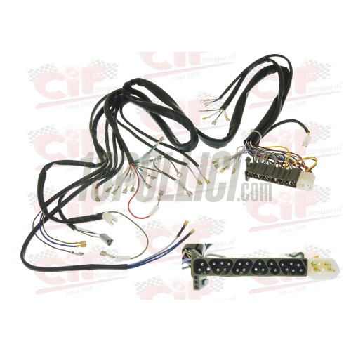 Cable harness Vespa PX 125-150-200 Arcobaleno with electric starter - 5 cables stator plate