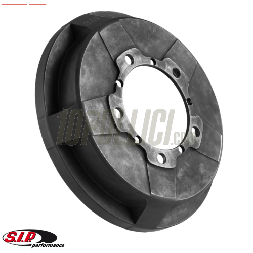 Brake Drum SIP PERFORMANCE ET20/ET30 5/86 rear Conversion to 10" ZIP Rim/Rim star or 12" - Vespa Largeframe