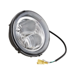 Headlamp Unit LED for Vespa PX, PE, Lusso, `98, MY, `11, LML Star 125-200 2T, 4T, round, Ø 145 mm, 12V DC, with e-mark. Also for Vespa Sprint Veloce, GTR, TS, Rally 180-200.