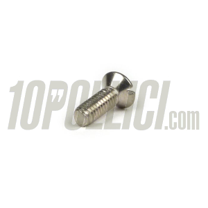 Slotted countersunk head screw M4x12mm - DIN 964 - stainless steel