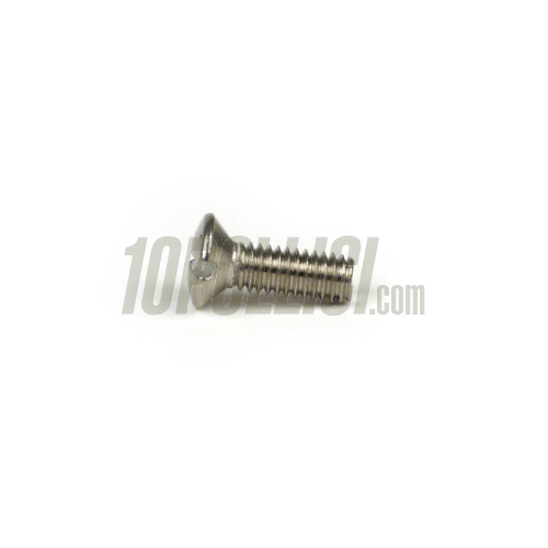 Slotted countersunk head screw M4x12mm - DIN 964 - stainless steel