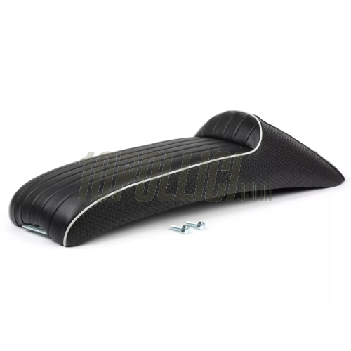 BGM Longtail seat Lambretta LI, LI S, SX, TV, DL, GP - with magnetic catch