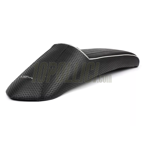 BGM Longtail seat Lambretta LI, LI S, SX, TV, DL, GP - with magnetic catch