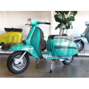 BGM Longtail seat Lambretta LI, LI S, SX, TV, DL, GP - with magnetic catch