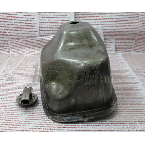 Serbatoio benzina Vespa 50 N prima serie, sportellino piccolo, V5A1T -> 92876/S V5SA1T -> 15324/90 V9A1T -> 22234