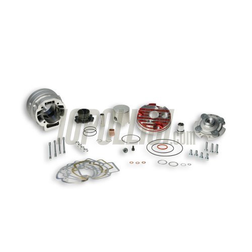 Kit cilindro MALOSSI MHR Ø 47,6 H2O per PIAGGIO 50cc 2-tempi LC, alluminio, monofascia, spinotto pistone Ø 12mm