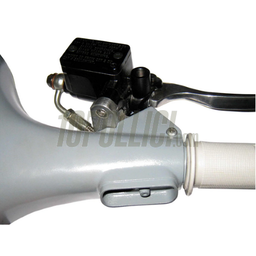 Brake pump holder brake master cylinder, handle bar, for Vespa GT, GTR, TS, GL, Sprint, 180 SS, Rally, aluminium, hole distance 32mm 