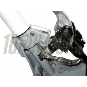 Brake pump holder brake master cylinder, handle bar, for Vespa GT, GTR, TS, GL, Sprint, 180 SS, Rally, aluminium, hole distance 32mm 
