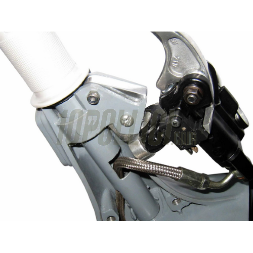 Brake pump holder brake master cylinder, handle bar, for Vespa GT, GTR, TS, GL, Sprint, 180 SS, Rally, aluminium, hole distance 32mm 