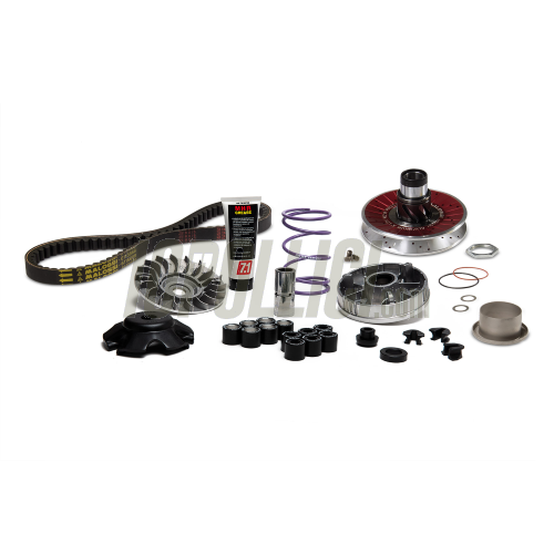 Complete transmission set MALOSSI Over Range, for PIAGGIO 2000 (long crankcase) 