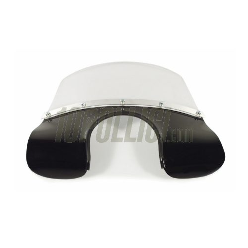 Parabrezza CUPPINI, nero, Vespa 50 Special
