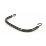 Maniglia PASCOLI sella monoposto per Vespa 125 VNB 1-5, 150 VBA, VBB, GL, anteriore, nero, ampiezza 180mm