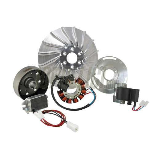 Accensione YGROS RACE by VAPE, 12V, DC, anticipo fisso - Vespa 125 VNA, VNB, VBA, VBB, GT, GTR, SPRINT, GL, SUPER