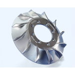 Cooling fan EVO for POLINI ignitions Vespa Smallframe - 8 holes - grey anodised