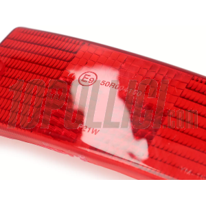 Blinker lenses, front and rear, Vespa PX, MY - red, 4 pcs