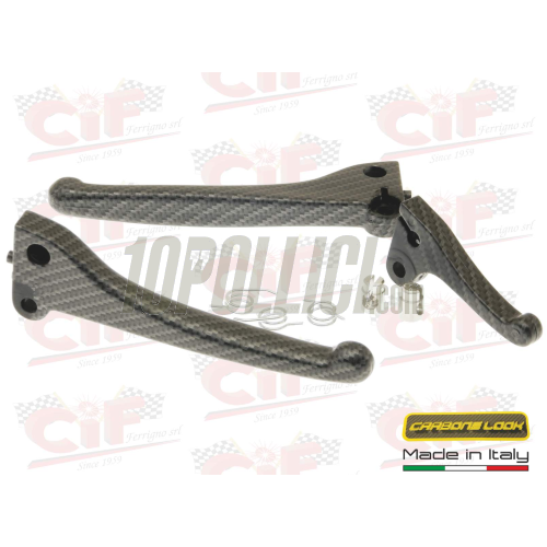 Kit leve freni e decompressore CARBONE LOOK  Piaggio CIAO PX