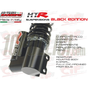 Front shock absorber CARBONE HTR Vespa PX, T5, LML - BLACK EDITION