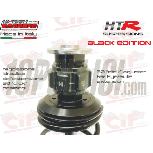 Front shock absorber CARBONE HTR Vespa PX, T5, LML - BLACK EDITION