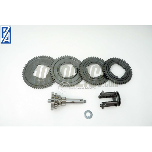 Cambio completo P&A 4 marce z 10- 58, 14-54, 18-50, 22-46 per Vespa 50, Special, 90, 125 ET3 Primavera, PK - MADE IN ITALY