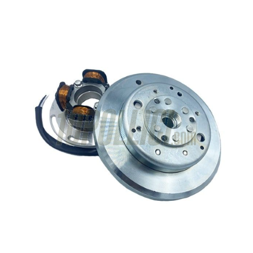 Flywheel + stator + plate for CDI ignition VMC cone 20mm, 2,2Kg, Vespa Largeframe