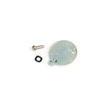 Cover for steering lock round Ø=22mm, rivet Ø=2,7mm Vespa 50 L (V5A1T to 580000), 50 N (V5A1T to 236000), 90 (V9A1T to 31300), 125 Primavera (VMA2T to 28959)