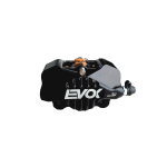 PINZA FRENO ANTERIORE EVOK IRON BRAKE P34 PER SUPPORTO TIPO VESPA PX - NERO