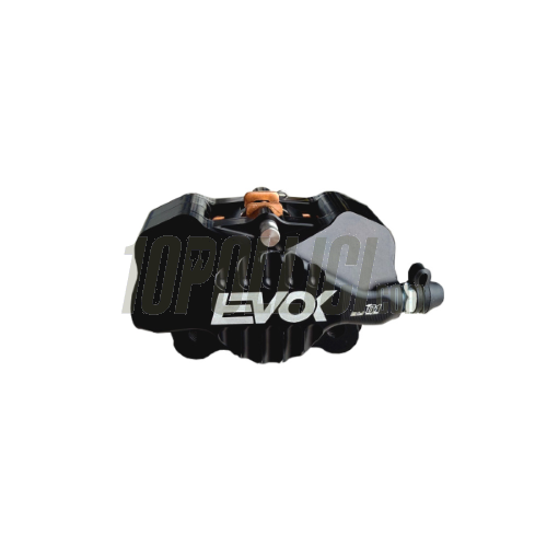 EVOK IRON BRAKE P34 FRONT BRAKE CALIPER FOR VESPA PX TYPE BRACKET - BLACK
