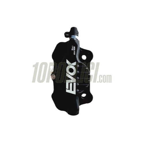 EVOK IRON BRAKE P34 FRONT BRAKE CALIPER FOR VESPA PX TYPE BRACKET - BLACK