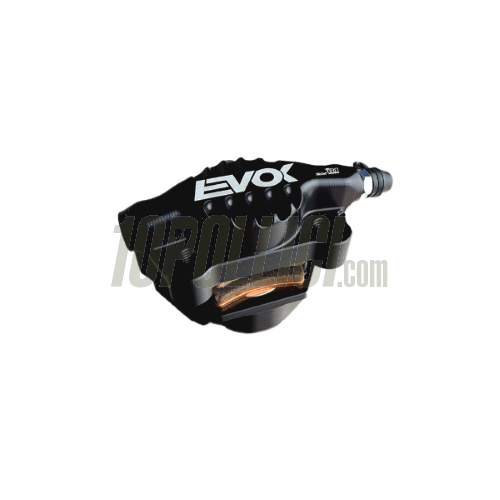 EVOK IRON BRAKE P34 FRONT BRAKE CALIPER FOR VESPA PX TYPE BRACKET - BLACK