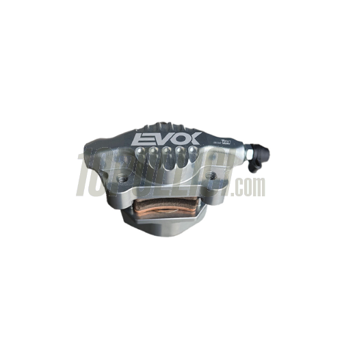 EVOK IRON BRAKE P34 FRONT BRAKE CALIPER FOR VESPA PX TYPE BRACKET - TITANIUM