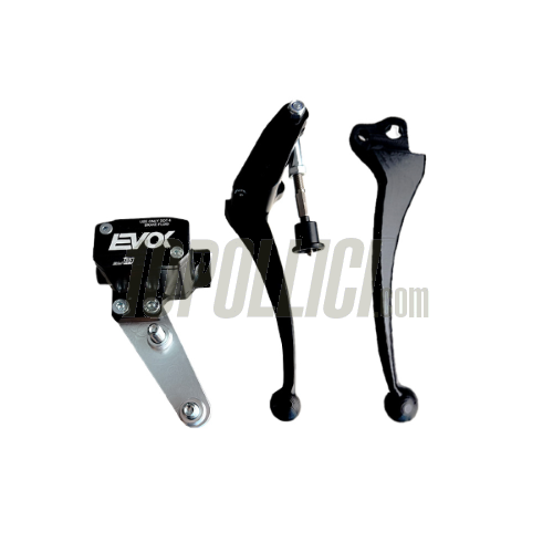 POMPA FRENO IDRAULICA EVOK IRON BRAKE P11 PER VESPA PX - NERO