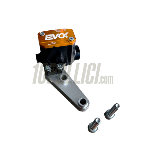 POMPA FRENO IDRAULICA EVOK IRON BRAKE P11 PER VESPA PX - NERO E ARANCIO