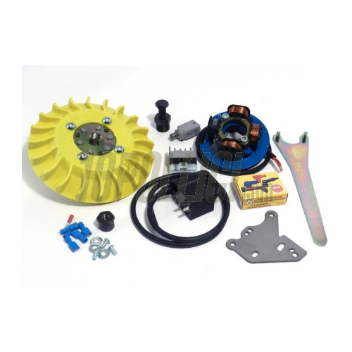 CDI Ignition PARMAKIT cone 20mm, 1Kg, IDM flywheel, yellow fan, Vespa Smallframe