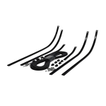 Floor runner kit semi-gloss black CIF Vespa 50, 90, 125 ET3 Primavera
