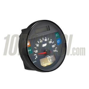 Speedometer rev counter SIP 2.1 "Lusso Style" for Vespa PX Lusso, 14.000rpm, face: grey, 140 km/h - suitable for PX '98, MY, '11